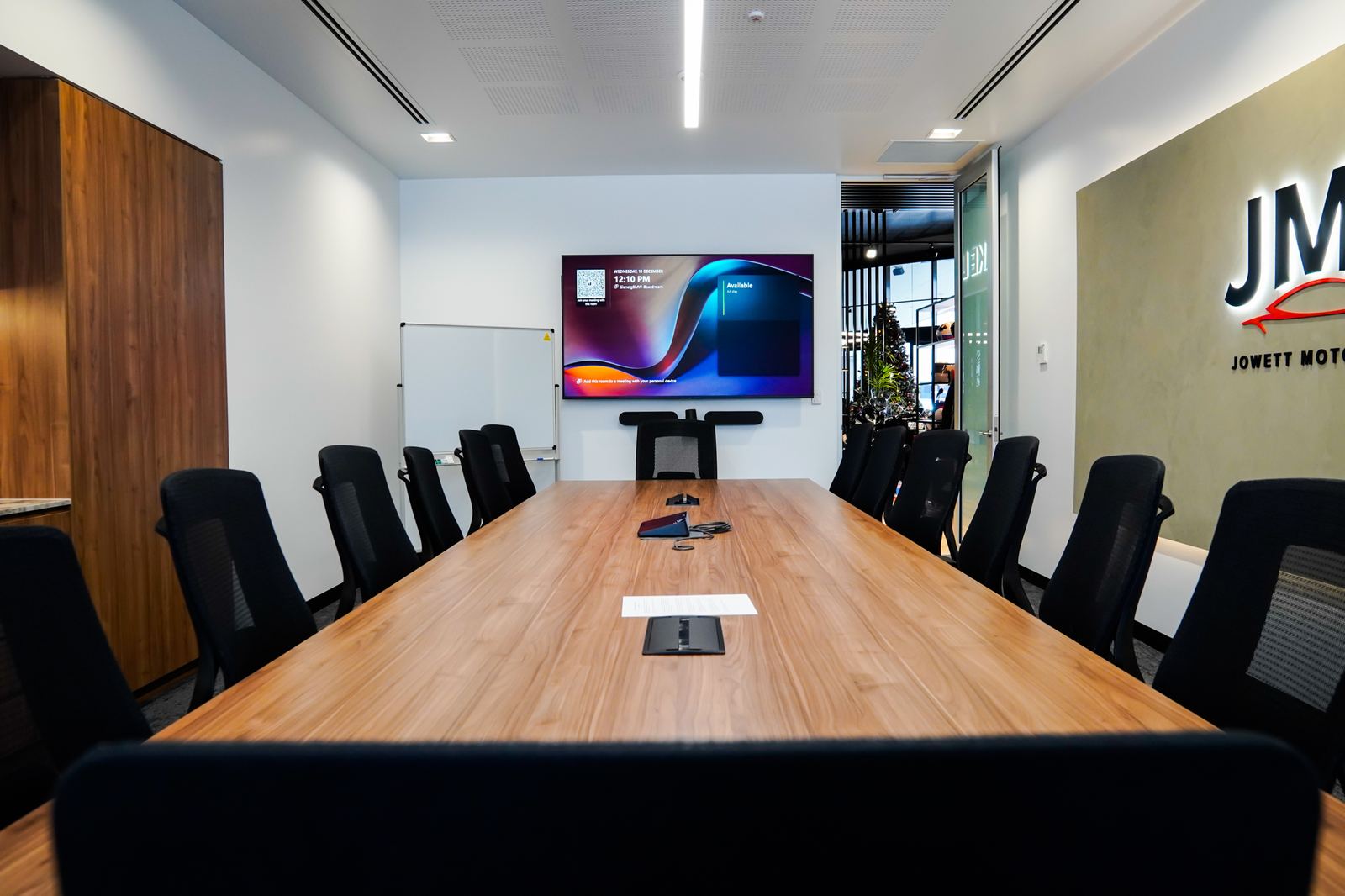AV Integration boardroom installation